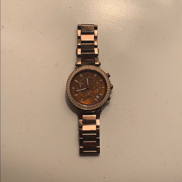 Michael Kors Woman’s Gold-Tone Watch - Picture 3 of 6
